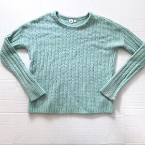 Gap Soft Mint Sea Green Wool Alpaca Blend Sweater